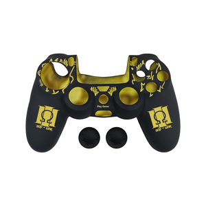Coque en silicone souple gravée au laser de qualité supérieure, <span class=keywords><strong>2</strong></span> pièces, protection anti-poussière pour manettes, motif vibrant pour manette PS4 DualSense - Product Image 3