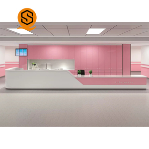 Mostrador <span class=keywords><strong>de</strong></span> recepción <span class=keywords><strong>de</strong></span> lujo hecho <span class=keywords><strong>de</strong></span> MDF multifuncional para recepción <span class=keywords><strong>de</strong></span> hotel y restaurante - Product Image 3