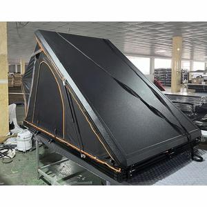 A Rooftop <b>Tent</b> with <b>Waterproof</b> Oxford & Aluminium Frame Hard Top Roof Ladder Accessory for 2-4 Persons Outdoor Car <b>Tent</b> - Product Image 4