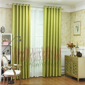 Stile nordico Rosa Pianta Fiori Camera <span class=keywords><strong>Da</strong></span> Letto Casa di Protezione Del <span class=keywords><strong>Sole</strong></span> Ganci Lavabile Ricamato <span class=keywords><strong>Tessuto</strong></span> Della Tenda// - Product Image 4