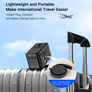 WFYEAR PD70W Universal Travel <strong>Adapter</strong> with <strong>USB</strong> Type-<strong>C</strong> for Mobile Phone Laptop Smart Watch Camera &amp; Earphone-Fast Charger - Product Image 5