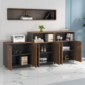 ชั้นตู้หนังสือตู้ไม้ดีไซน์อุตสาหกรรมสำหรับโฮมออฟฟิศสำหรับโรงเรียน - Product Image 3