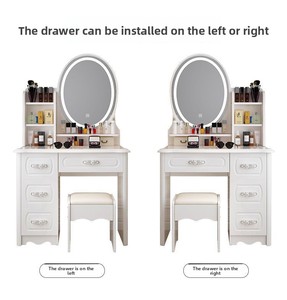 북유럽 모던 심플 화장대 다기능 화장대 코너 MDF 미러 화장대 침실용 수납장 - Product Image 5