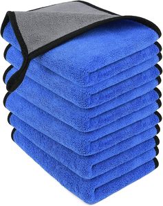 Serviettes de nettoyage en microfibre 800 g/m² pour voiture, chiffons de nettoyage en microfibre, serviette de séchage pour voiture - Product Image 1