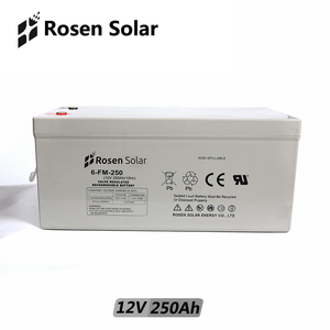 AGM-batería de litio de GEL sellada de ciclo profundo, <span class=keywords><strong>6V</strong></span>, 12V, 48v, 200AH, <span class=keywords><strong>250AH</strong></span>, batería Solar - Product Image 3