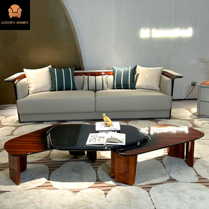 One Stop Luxury Furniture Solution <span class=keywords><strong>Italian</strong></span> designer home improvement soggiorno art furniture sofa set - Product Image 2
