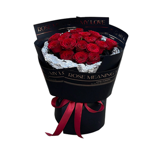 Ramo de flores de papel, embalaje a prueba de agua, Noble, Simple, para tienda de flores - Product Image 1