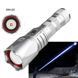 XHP160 ไฟฉายแบบชาร์จไฟได้ 30W LED ประเภท C ชาร์จไฟได้ ไฟแรง ไฟฉายระยะไกล - Product Image 2