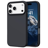 Coque de téléphone portable en silicone mince VAWI S002 pour iPhone 11 12 13 14 15 16 17, étui de protection léger