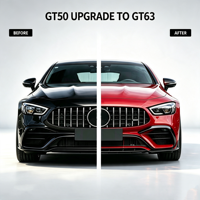 Kit carrosserie PP GT63 pour GT50, pare-chocs avant et diffuseur pour GT50 X290 19-22, pièces de modification extérieures pour voiture