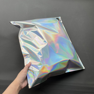 Bolsas de Correo con Logotipo Personalizado, Holográficas, Gruesas, Autoadhesivas, de Poliéster Láser, Impermeables, para Envíos - Product Image 4