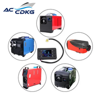8KW 12 y 24V 110V/240V Calentador de aire de estacionamiento diésel Todo en uno Versión clásica Interruptor LCD COCHE