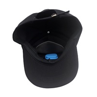 Gorra de Béisbol Deportiva HKZB Personalizada, Recargable por USB, 100% Algodón, con Letras, 5 Paneles, Luces LED, Ajuste de Brillo de 3 Niveles