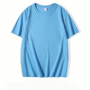 Personality Style T Shirt Hot Selling 100% Cotton Solid Color Blank O-neck T-shirt Custom Logo Printing Men's T-shirt - Product Image 3