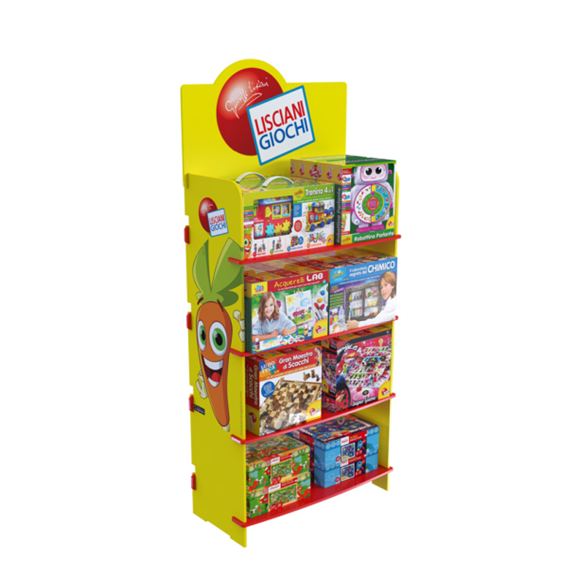 Customizable Wooden Display Racks Movable and Rotating Toy Stand for Retail Stores Supermarkets Toy Stores for Plywood — view 3