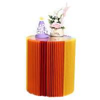 Accessoires de mariage, décorations de table de desserts pliables, colonnes romaines, marqueurs d'allée, accessoires de photographie déformables