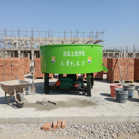Mélangeur vertical à bouche plate pour béton HangTong Construction, grande capacité, haute efficacité, puissance moteur 3-15 kW, en stock