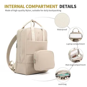 Large Capacity Waterproof Men Women Multifunctional Nylon Travel Bag Laptop Backpack For Hiking Camping