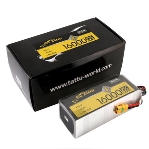 แบตเตอรี่แรงดันสูง TATTU ขายดี 6S 16000mAh 22000mAh 22.8V 25C หัวเสียบ XT90S สำหรับการเกษตร น้ำหนัก 1900 กรัม/2500 กรัม - Product Image 2
