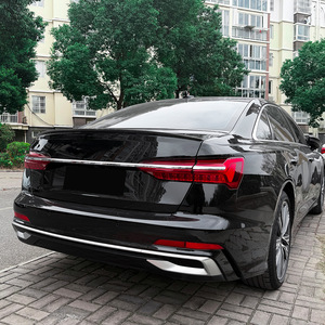 Audi Rear Spoiler Piano <b>Black</b> Carbon Fiber Texture ABS Ducktail Trunk <b>Wing</b> 2018-2025 C8 S6 - Product Image 4