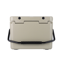 Glacière thermique portable 25QT en PE rotomoulé, réutilisable, avec panneau solaire, pour stockage de glace sèche, usage commercial, logo personnalisé moderne, pour aliments et canettes