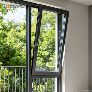 Fenêtres à battants en aluminium mince, <span class=keywords><strong>double</strong></span> vitrage, <span class=keywords><strong>double</strong></span> <span class=keywords><strong>action</strong></span>, isolées thermiquement, pour climat froid - Product Image 4