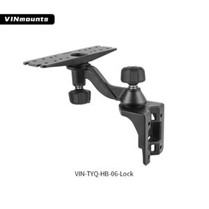 Support VINmounts tout aluminium pour detecteur de poissons avec bras renforce et verrouillage pour ecrans de 7 a 16 pouces - Product Image 2