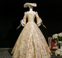 Costumes anciens du XVIIe siècle, robes de bal masqué rococo, robe Marie-Antoinette, robe de carnaval vénitienne, vêtements de film