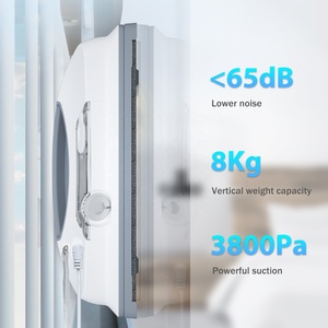 Robot Limpiacristales Eléctrico Automático Fmart W6, Ultrasónico, con Pulverización Dual, 9 Idiomas, Avisos <span class=keywords><strong>de</strong></span> Voz, para Uso <span class=keywords><strong>en</strong></span> Hoteles y Exteriores - Product Image 5