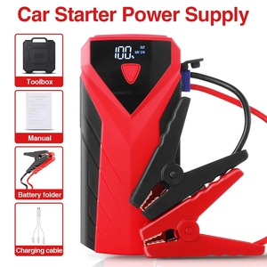 Портативный 12 В Красный Черный Многофункциональный внешний аккумулятор стартер для автомобиля и мотоцикла зажигание наружное аварийное устройство - Product Image 2