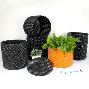 Factory direct price black air pruning pot hydroponic nursery pots