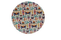 Assiettes en mélamine de taille personnalisée 100%, impression personnalisée, vente en gros, assiettes en mélamine lavables au lave-vaisselle, ensemble d'assiettes à salade en mélamine
