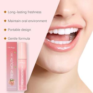 ORALHOE - Refrescante Bucal al Por Mayor, Elimina el <span class=keywords><strong>Mal</strong></span> <span class=keywords><strong>Aliento</strong></span>, Refrescante Bucal con Probióticos de Melocotón Blanco - Product Image 4