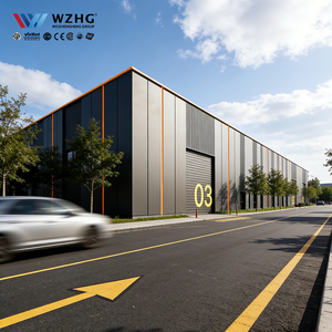 Structure en acier préfabriquée pour entrepôt industriel et bâtiment de bureaux, avec une durée de vie de 50 ans et des applications extérieures - Product Image 1