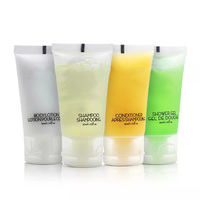 Produits de toilette jetables bon marché pour hôtel, mini-shampoing et gel douche pour hôtel, vente chaude