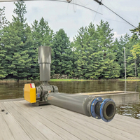 Souffleurs Roots à trois lobes haute pression électriques AC 1,5 kW-37 kW pour le traitement des eaux usées et la fermentation d'engrais organiques