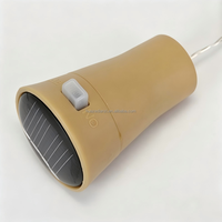 Guirlande lumineuse LED solaire de 1 m en fil de cuivre avec bouchon de bouteille de vin – Étanche pour décoration extérieure de mariage, de Noël et de fête dans le jardin