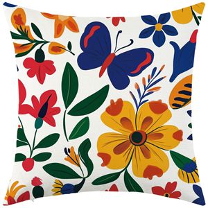 New cross-border colorful floral ultra-soft pillowcase for living room, <b>sofa</b>, car seat, party decoration, cushion, <b>pillow</b>, and - Product Image 3