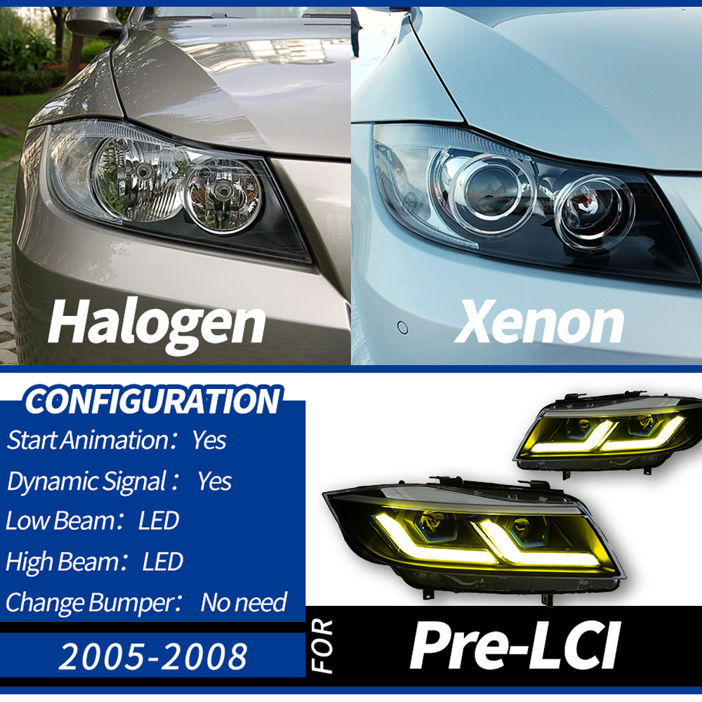 E90 2005-2008 Golden LED