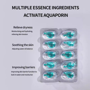 Blue <b>Copper</b> Peptide Deep Repair Essence Capsules 10 Pills Per <b>Strip</b> Anti-Aging Skin Care Serum - Product Image 2