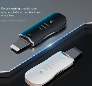 Wholesale Smart Home Products New Ultrasonic Skin <b>Scrubber</b> Vibration <b>Face</b> Spatula Blackhead Remover Shovel Clean Cavitation - Product Image 1