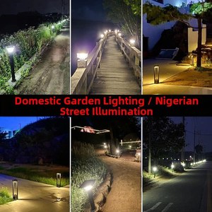 Luces solares LED para jardín, iluminación exterior para caminos con panel solar, resistentes al agua, para uso en patio y jardín. - Product Image 2