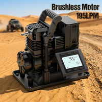 Brushless Fleet Race DC 12V Electric Auto-Stop Car Tire Tyre Inflator Compresor De Aire Portatil Air Compressors for Car Tires