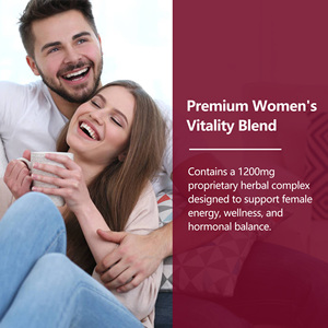 OEM/Schwarz-Rote Maca-Wurzel Potenzkapseln für Männer, Erektionsförderer, Natürliche Kräuterergänzung zur Gesäßvergrößerung für Frauen - Product Image 3