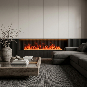 <span class=keywords><strong>Cheminée</strong></span> à vapeur d'eau atomisée sans chaleur, flamme simulée sans rayonnement, pour la famille, la chambre d'enfant, l'appartement, la décoration de la maison - Product Image 3