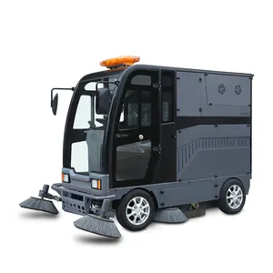 Electric Street Cleaning Machine Rechargeable Industrial Road Floor Vacuum Sweeper