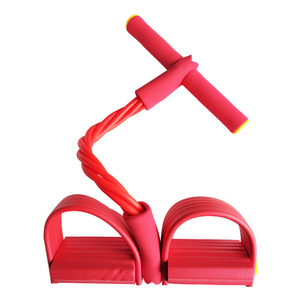 4 Tube Fitness Resistance Bands Polyester + Latex Yarn <b>Exerciser</b> Sit-up Pull <b>Rope</b> Expander Yoga Workout - Product Image 5