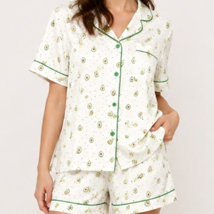 Conjunto de Pijamas de Verano al <span class=keywords><strong>por</strong></span> Mayor para Mujer, Ropa de Dormir de Alta Calidad en Tela Modal, Conjuntos de Ropa para Estar en Casa, Ropa de <span class=keywords><strong>Noche</strong></span> para Mujer, Pijamas de Talla Grande para Mujer - Product Image 2