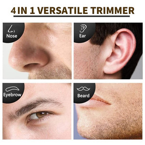 4in1 Rechargeable Nez Tondeuse Barbe Tondeuse pour Hommes Oreille Sourcils Nez Cheveux Trimm - Product Image 2