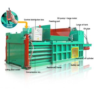 Ngang chất thải tái chế nhựa đường mía bã mía compactor đóng gói Baler baling và mài máy - Product Image 3